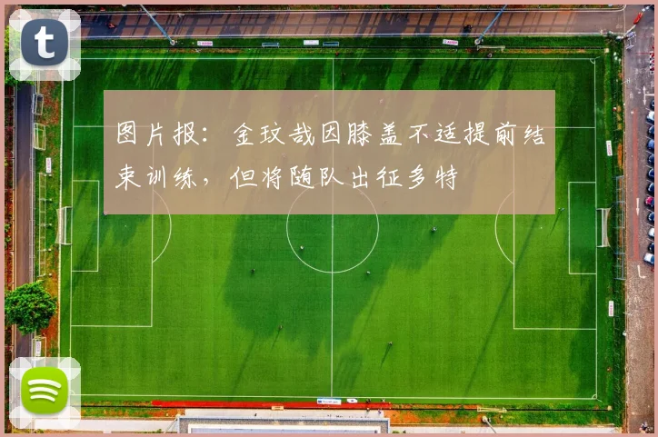 图片报：金玟哉因膝盖不适提前结束训练，但将随队出征多特