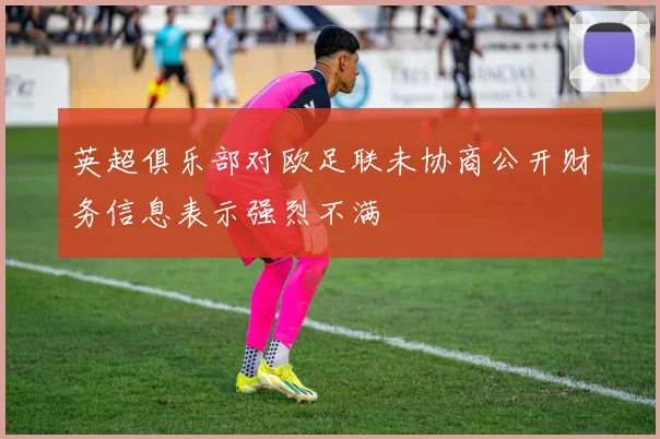 英超俱乐部对欧足联未协商公开财务信息表示强烈不满